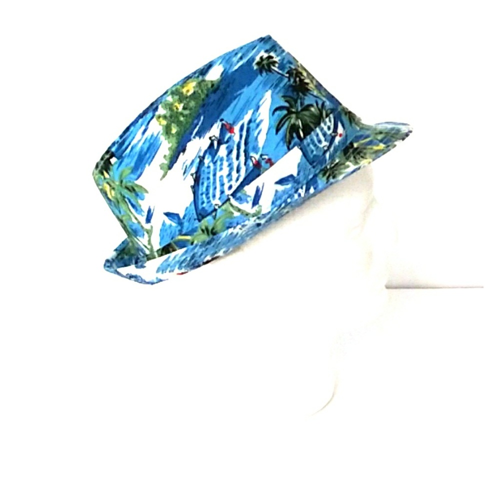 New Hawian Print Fedora